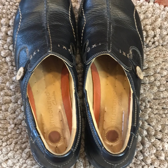 Clarks UnStructured slip on loafers booties - Picture 7 of 8